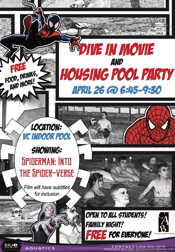 Dive in Movie and Housing Pool Party!